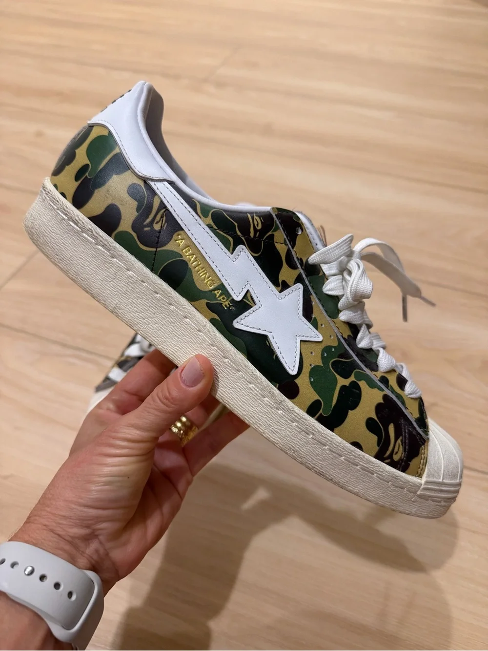 Adidas Superstar BAPE camo sneakers - Picture 7 of 14